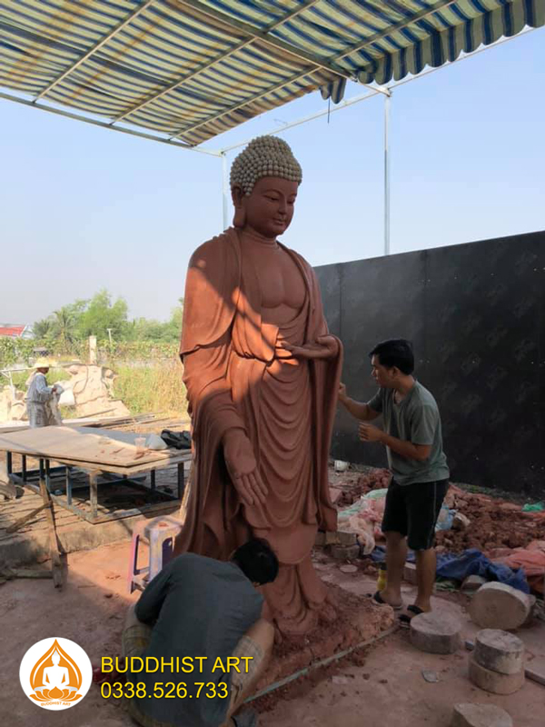 Tượng Phật A Di Đà (Mẫu A2) - Buddhism Art - 01638526733