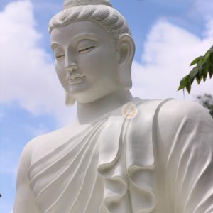 Tượng bổn sư thích ca composite cao 3,2 mét