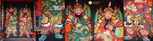 Tranh vẽ phật giáo Hội Quán Ôn Lăng Quận 5