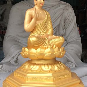 tượng phật a di đà bằng bột đá