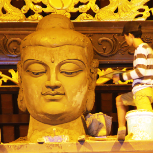 tượng tam thế phật an viên vĩnh hằng