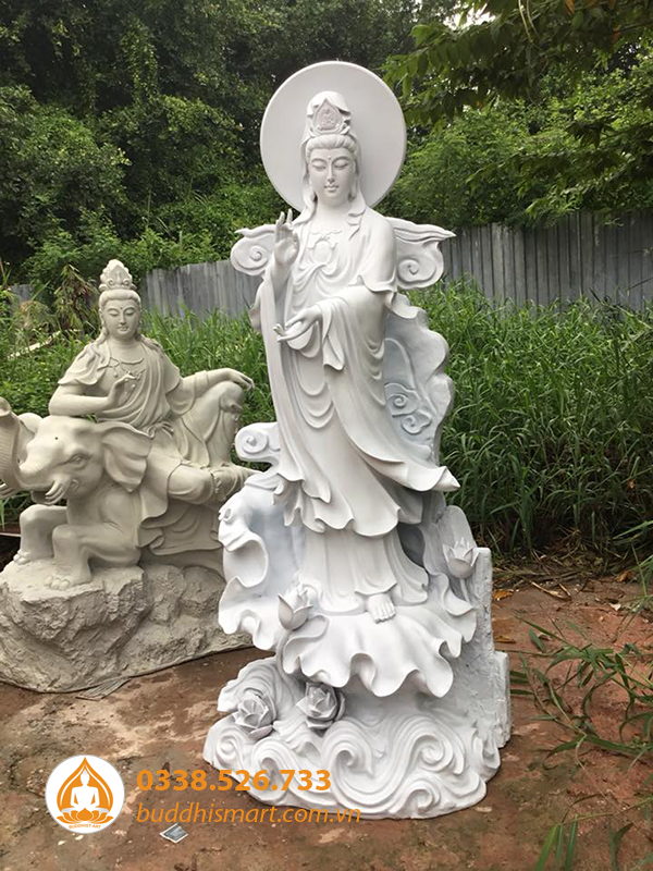 Tượng Phật Bà Quan Âm Bồ Tát 1,8 mét
