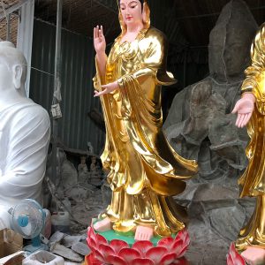 Tượng Phật Quan Thế Âm Bồ Tát dáng đứng 1 mét