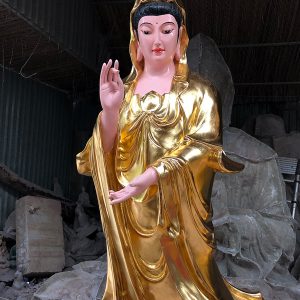 Tượng Phật Quan Thế Âm Bồ Tát dáng đứng 1 mét