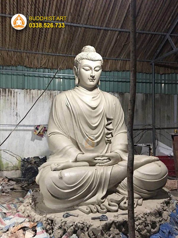 Tượng Phật Bổn Sư Thích Ca Mâu Ni với thân tượng cao 2m20cm