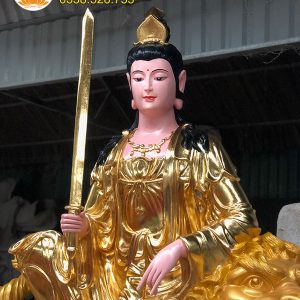 Buddhist Art - địa chỉ điêu khắc tượng Văn Thù Sư Lợi Bồ Tát đẹp uy tín HCM