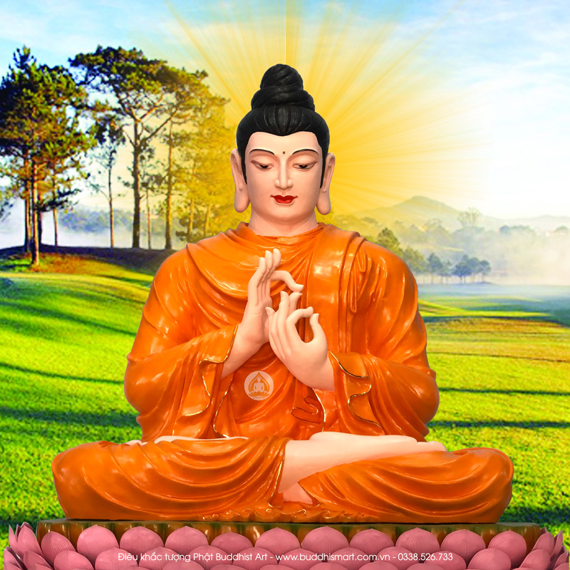 Tượng Phật Thích Ca composite 350 cm