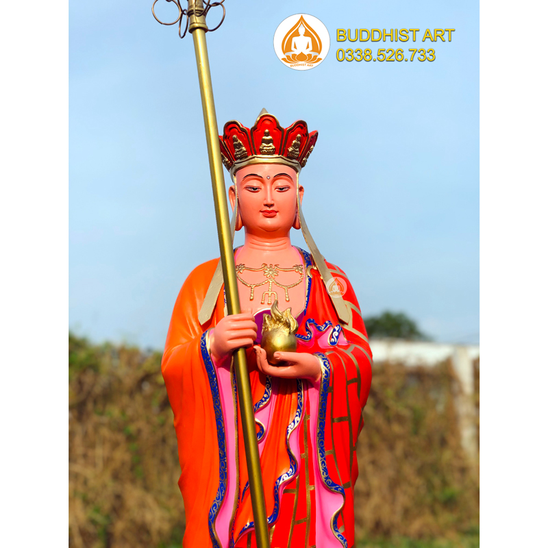 Tượng địa tạng vương bồ tát do Buddhist Art sáng tác cao 120cm
