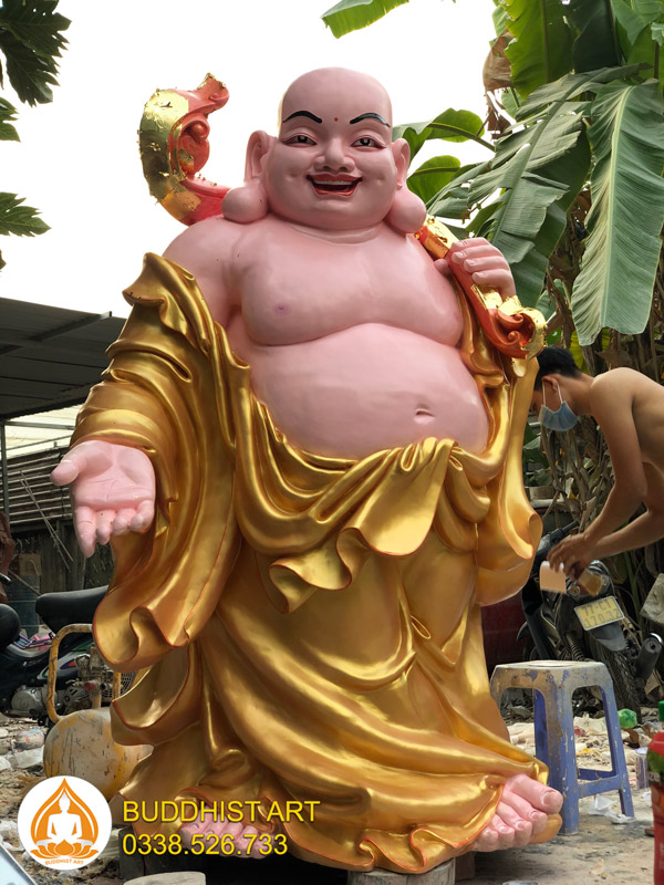 Tượng Phật Di Lặc Đứng bằng composite