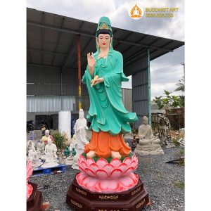 Tượng Tây Phương Tam Thánh - Quan Âm Bồ Tát