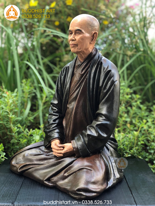 Tượng Thiền Sư Thích Nhất Hạnh Làng Mai Do Buddhist Art Sáng Tác