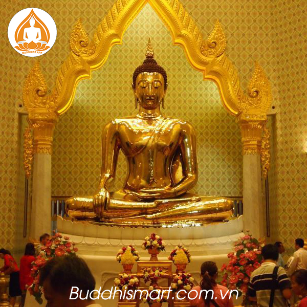 Sự cố hy hữu giúp phát hiện pho tượng Phật vàng lớn nhất thế giới.
